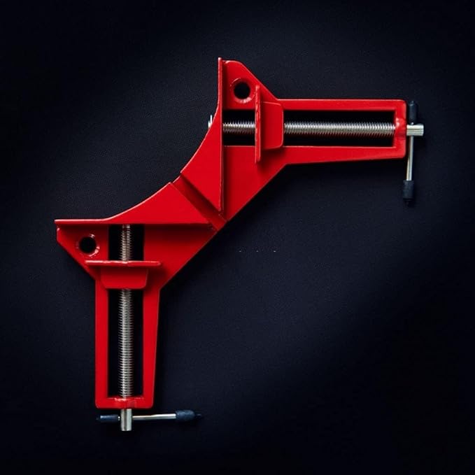 Corner Clamps for Woodworking, 90 Degree Clamps 4Pcs Corner Clamp Right Angle Clamp Carpenter Square Woodworking Tools for DIY Framing, Shelving, Welding, Fish-tanks, Cabinets,Max 75mm Width