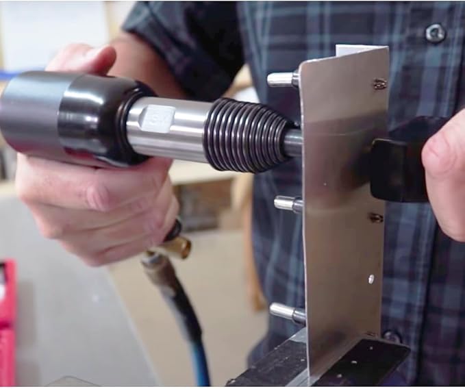 Wicks Aircraft 3X Deluxe Rivet Gun Set, Includes: 3X Rivet Gun, 4 Bucking Bars, 10 Rivet Sets, and Air Tool Oil.