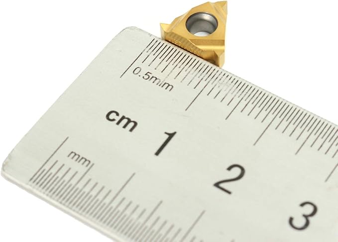 Lathe Threading Carbide Inserts:10 Pcs 11ER A60 1/4 Carbide Inserts for External Threading Holders CNC Cutting CNC Turning Tool