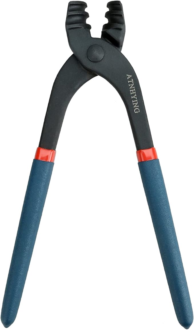 Automotive Tubing Bender Brake Line Bending Tool, Brass Tube Bender Pliers for 3/16 Inch, 1/4 Inch,for Brake, Fuel Line