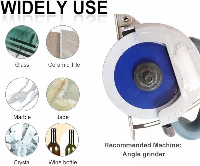 SHDIATOOL Diamond Glass Cutting Disc 4-Inch Saw Blade, Ultra-Thin Cut Off Wheel for Tile Ceramic Porcelain Marble 100mm (2 of Pack)
