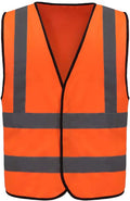 AYKRM 12 colour High visibility viz vest hi vis viz reflective work construction safety vest (XS-8XL)