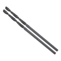 Drill Bit, 1/16" Cutting Diameter, 4241 HSS Nitriding Black 118° Cutting Angle Versatile Jobber Bits - (Applications: for Drilling Plastic Wood Soft Metal), 2-Pieces