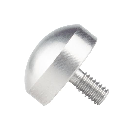 Spherical Point Contact Point for Dial Digital Indicator Depth Gauge Tip M2.5 Thread 10mm Diameter 5mm Long
