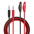 CAT III 18AWG Test Leads with Insulated Alligator Clips, 4mm Banana Plug to Alligator Clips Electrical Test Leads 2000V 20A for Multimeter Electrical Testing Length 41 inch