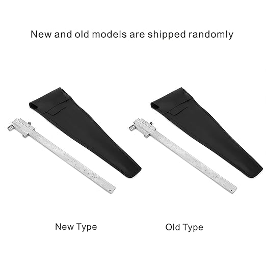200mm Vernie Scribing Caliper, 8inr Stainless Sheet Metal Scribe Tool, ±0.05mm Accuracy Parallel Cross Caliper Gauges, Metal Marking Tool with PU Leather Bag for Industry Marking