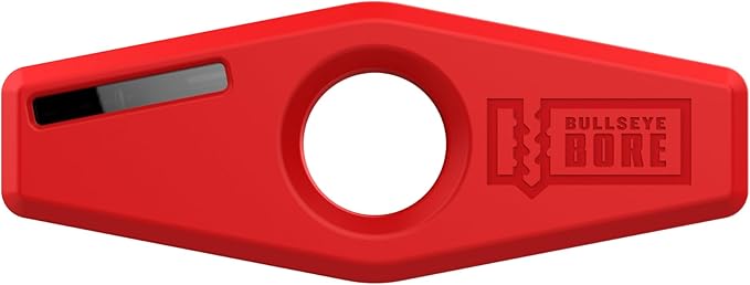 BullseyeBore Core CR1-100 Drill Guide for Straight Holes - Magnetic Drill Attachment with Efficient Red Laser for Visual Worksurface Alignment - Compatible with Common bits from 2” to 5”