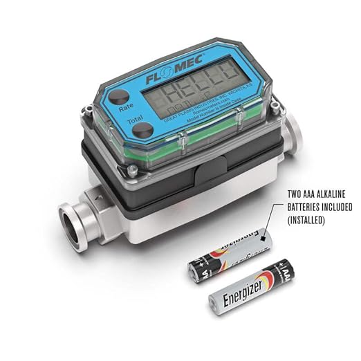 G2 Series, Turbine, High-Temperature Brew Meter, 1/2 Inch Pipe Size, 3/4 Inch Tri-Clamp Fitting G2S05TH9GMX