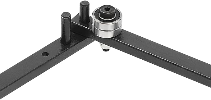 Manual Rod Benders Metal Bending Machine, Heavy-duty Manual Rebar Bender 180° Adjustable Bending Hand Tools with Maximum Bendable Diameter 10mm for Bend Steel, Copper, Aluminum