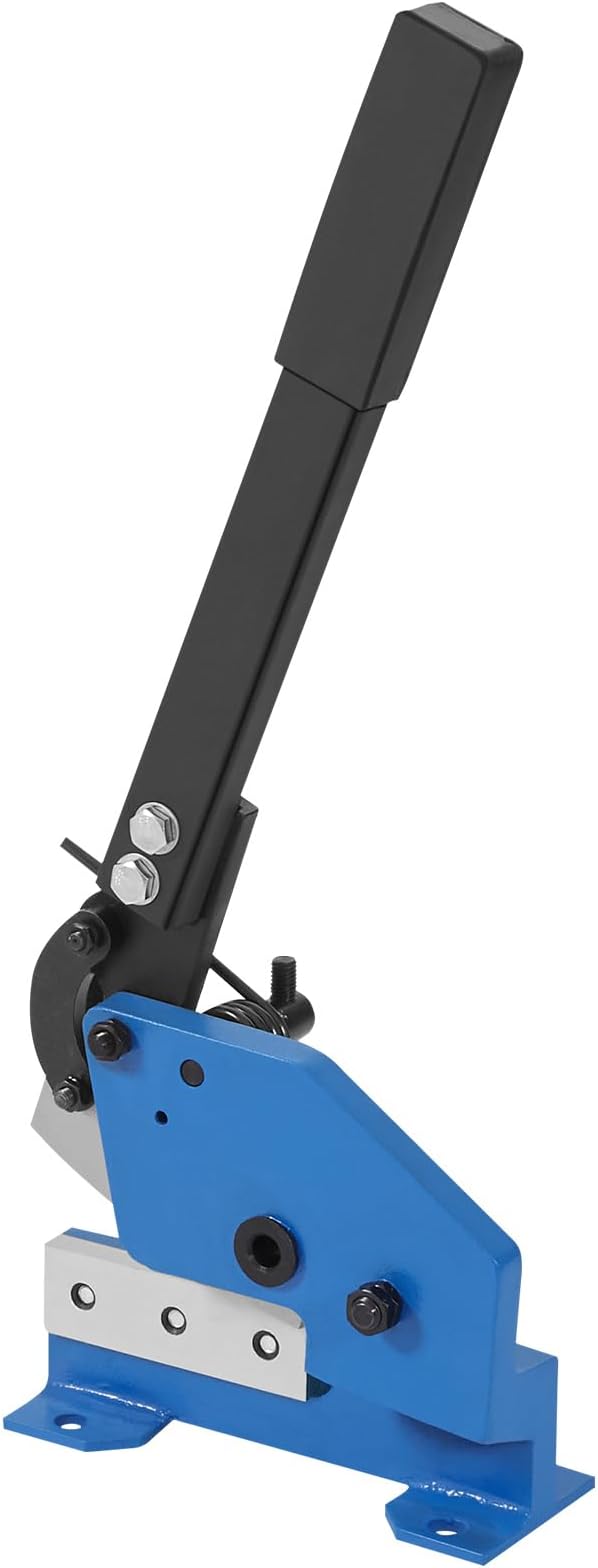VEVOR Hand Plate Shear 5",Manual Metal Cutter Cutting Thickness1/4 Inch Max,Metal Steel Frame Snip Machine Benchtop 7/16 Inch Rod,for Shear Carbon Steel Plates and Bars