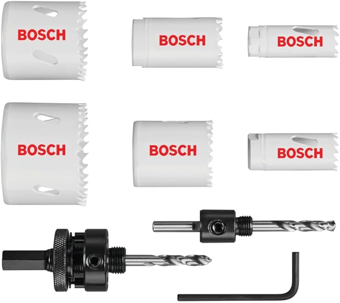 Bosch HSBIM9 9 pc. General-Purpose Bi-Metal Hole Saw Kit