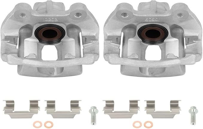 SCITOO 18B5059 18B5058 Rear Left & Right Brake Calipers w/Bracket For Buick For Enclave,For Cadillac For XTS,For Chevy For Traverse,For GMC For Acadia/For Acadia Limited,For Saturn For Outlook