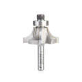 Amana Tool 49548 Carbide Tipped 4 Flute Corner Rounding/Beading 3/8 R x 1-3/8 D x 5/8 CH x 1/4 Inch SHK w/Lower Ball Bearing Router Bit