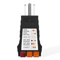 Outlet Tester, Circuit Tester for Grounding Products, AC Electrical Receptacle Tester for North American Outlets, Black