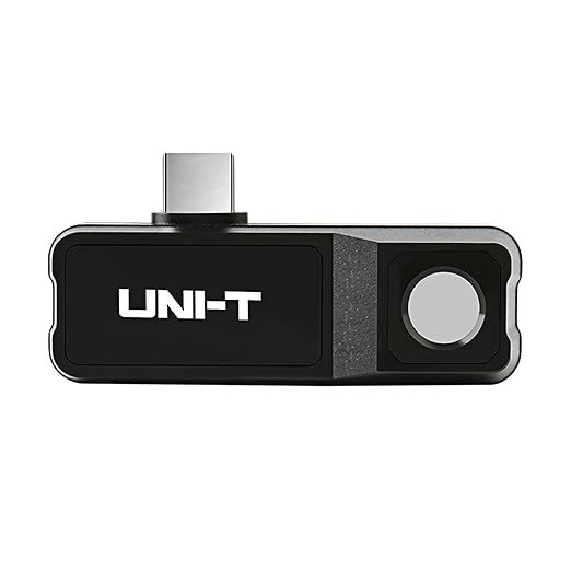 UNI-T Thermal Camera, Android USB-C MicroUSB, Infrared Camera Thermal Imager for Smartphones - UTi120Mobile, 120x90 IR Resolution All-Purpose Pro-Grade with App Extension Cord, 2Meter Drop Durability