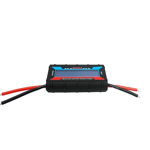 200A 100V Power Analyzer Multi Meter, High Precision DC Watt Meter Voltage Amp Tester, Battery Consumption Performance Monitor with Digital LCD Display for RC,Solar Panel, Wind Power