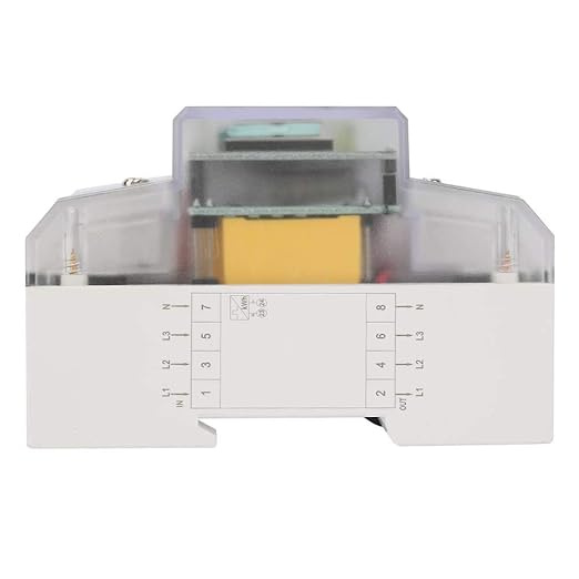 Electric Power Meter, Phase 4 Wire KWh Meter with LCD Display 5-80A Energy Consumption Digital Electric Power Meter Three Phase 4P LCD Power Meter, 220/380V
