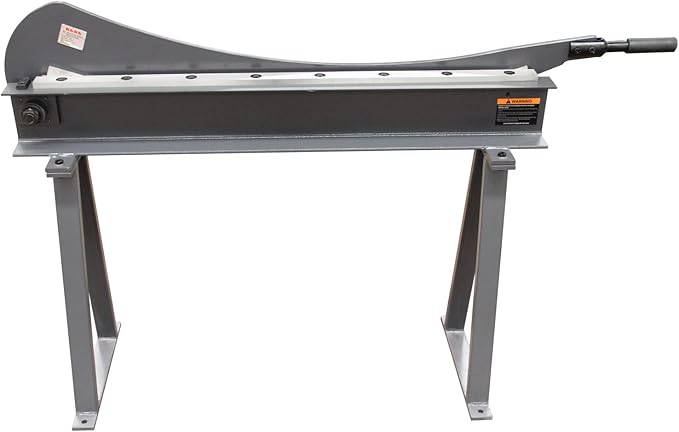 KAKA INDUSTRIAL Guillotine Metal Shear, 39-Inch Cutting Capacity, 16 Gauge HS-40 Sheet Metal Cutter with Stand for Industrial Fabrication
