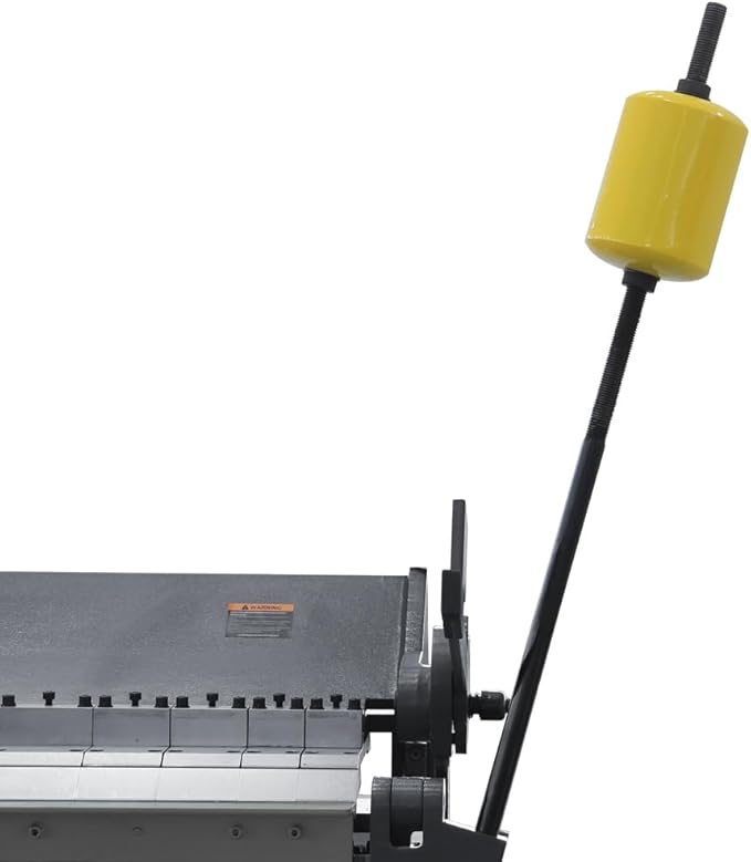 KAKA INDUSTRIAL Pan and Box Brake, 80-Inch Sheet Metal Brake Bender, 12-Gauge Mild Steel Capacity, Heavy-Duty Box and Pan Brake, Floor Model Metal Break W-8012A