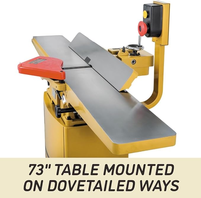 Powermatic 8-Inch Jointer, Helical Cutterhead, 2 HP, 230V 1Ph (Model 60HH)