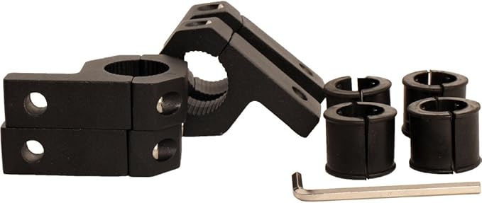 4pcs 3/4 inch Light Mount Bracket for 0.75" Tube Clamp 19mm Roll bar Clamp Brackets (Include 4 Clamp)
