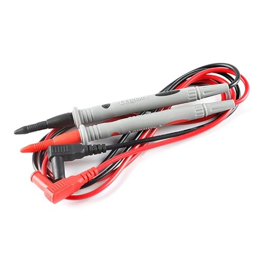 6Pcs Digital Multi Meter Test Probes Leads - Clamp Tester & Needle Point Probes for Multimeter Electronic Test Leads