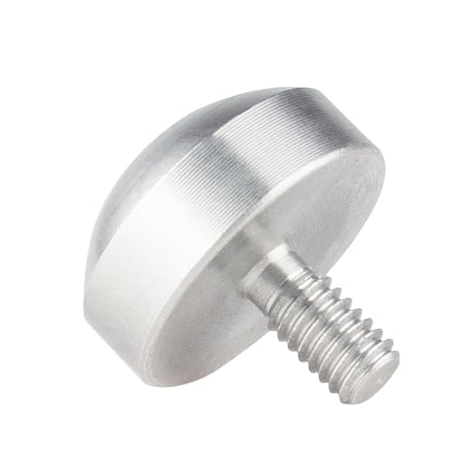 Spherical Point Contact Point for Dial Digital Indicator Depth Gauge Tip M2.5 Thread 10mm Diameter 5mm Long