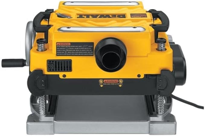 DEWALT Planer, Thickness Planer, 13-Inch, 3 Knife for Larger Cuts, Two Speed 20,000 RPM Motor, Corded (DW735)