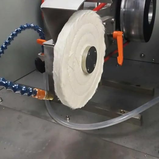 𝐋𝐮𝐨 𝐤𝐞 6'' 70 Ply Cotton Buffing Wheel - 1/2'' Arbor Premium Cloth Abrasive Cotton Polishing Buffing Wheels for Bench Grinder