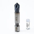 toolant 1/4" Noir-Ti Cobalt Countersink Drill Bit(Pro), Titanium Aluminum Nitride Coated with Quick Change Hex Shank