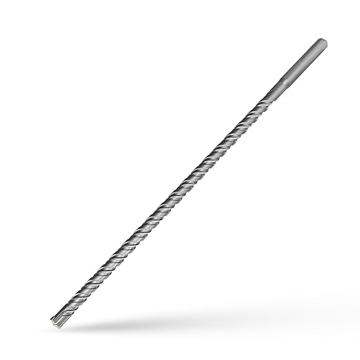 CSOOM SDS Plus Rotary Hammer Drill Bit 3/8"x12.2", Professional Concrete Drill Bit for Concrete, Brick, Stone and Cement Walls