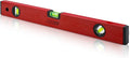 PROMAKER 18 inch Level, Magnetic Level with 180° 90° 45° bubbles, Shock Resistant, Aluminum Body, Level Tool with Overhead Viewing for Comfortable read PRO-NV030