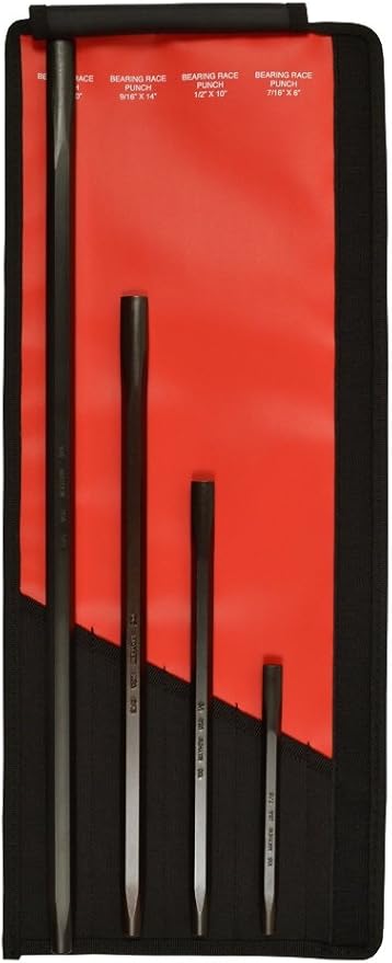 Mayhew Pro 61050 Punch and Chisel Kit, 24-Piece & Mayhew Pro 62015 Bearing Race Punch Set, 4-Piece