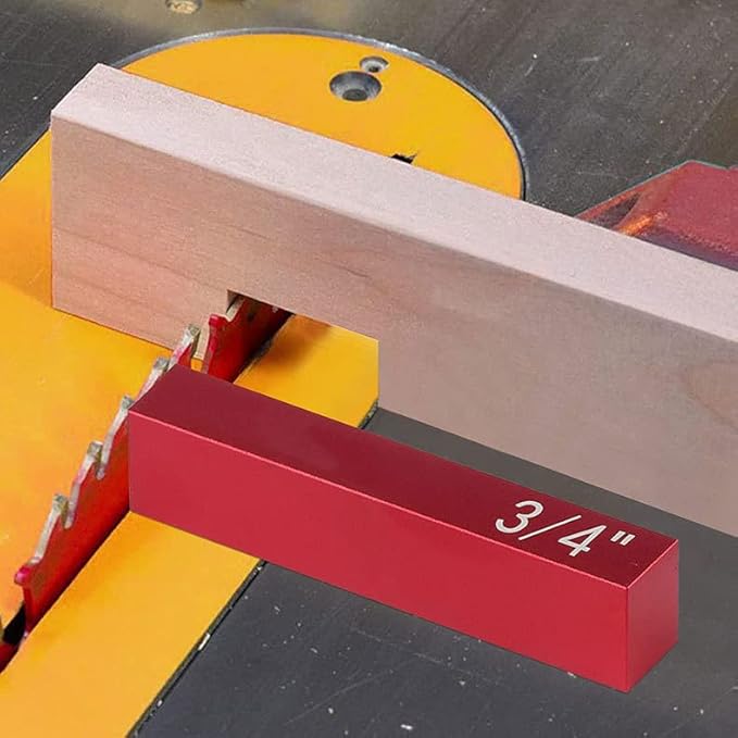 Setup Blocks Height Gauge Set, 15pcs Precision Aluminum Setup Bars for Router and Table Saw Accessories Woodworking Set Up, Bars Include Laser Engraved Size Markings