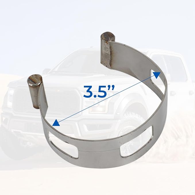 3.5" (88.9MM) Stainless Exhaust Tacking Band Clamp-On For Welding Fabrication