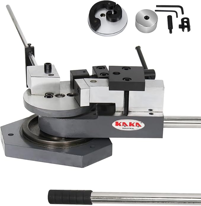 KAKA INDUSTRIAL Universal Bender, High Capacity Metal Bender, Strip Steel, Flat Steel, Round Steel, Angle Steel Rod Bender, Hot and Cold, Bar Bending Machine SBG-40