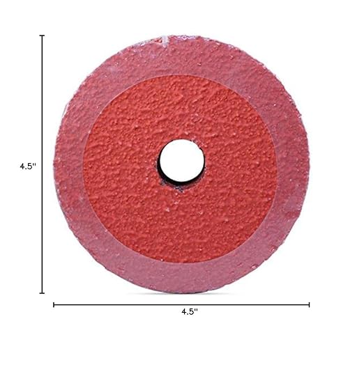BHA Ceramic Resin Fiber Sanding and Grinding Discs, 4.5” x 7/8”, 24 Grit - 25 Pack