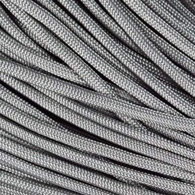The Paracord Store | Type III 550 Paracord - 100 FT Hank, Silver Grey | Heavy Duty 7 Strand Tactical Paracord - USA Made Nylon Outdoor Parachute Cord for Camping, Fishing & More - Survival Cord