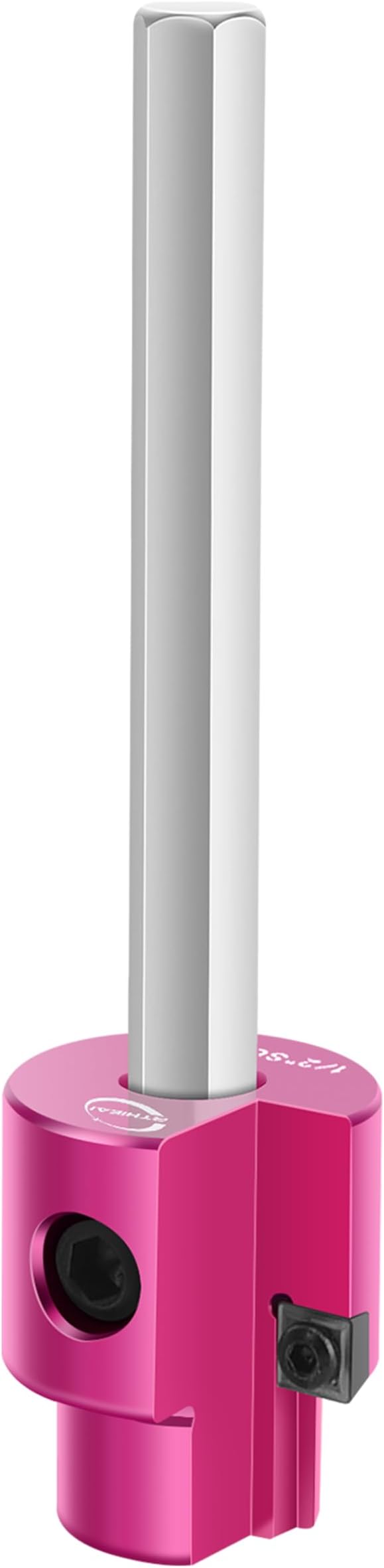 1/2 Inch PVC Pipe Reamer, PVC Fitting Saver, Plastic Pipe Fitting Reamer Socket Saver Plumbing Tool for Schedule 40 CPVC ABS Hub, with 3/8-Inch Hex Shaft, Fits Standard 1/2" Drills