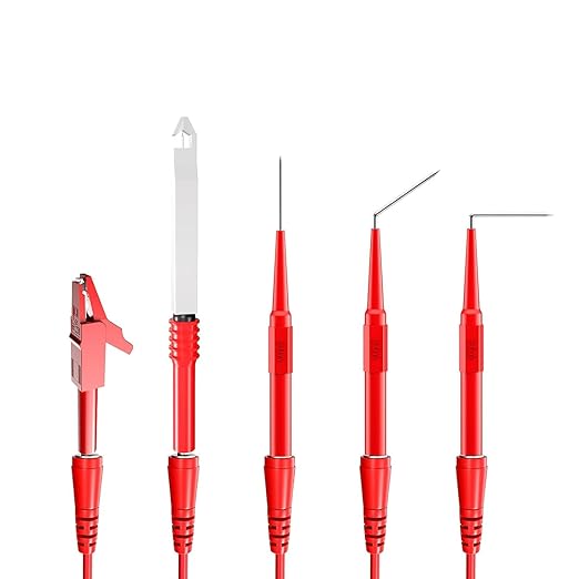 Back Probe kit 30pcs, Copper Alligator Clips to Banana Plug Test Lead, Automotive Test Lead Kits for Automotive Repair and Diagnostic Circuit Testing