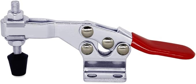 3PCS 225D 500lbs Holding Capacity Horizontal Toggle Clamp Quick-Release Horizontal Clamp,Crosscut Sled clamps for Woodworking,Hold Down Clamp for Welding & Drill Press Cam Clamp for Mechanic