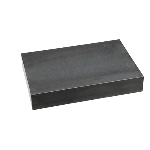 HHIP 4401-2418 Black Granite Surface Plate, Grade A, Ledge 0, 24" Length x 18" Width x 3" Height, +/000075" Accuracy, 150 lb. Weight