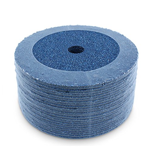 BHA Zirconia Resin Fiber Grinding and Sanding Discs, 7” x 7/8”, 36 Grit - 25 Pack
