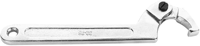 Eowpower Chrome Vanadium C Spanner Tool Adjustable Hook Wrench Square Head 115-170 mm