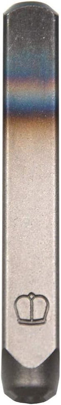 WKSTOOL Heavy Duty Carbon Steel Stamp Butterfly Symbol Logo Character Mark Code 1/4 6mm Hand Punch for Stamping Jewelry Sheet Metal Plate Mold Die Making