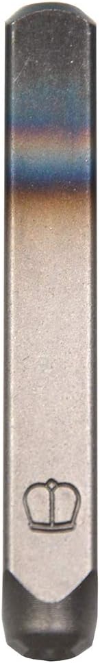 WKSTOOL Heavy Duty Carbon Steel Stamp Butterfly Symbol Logo Character Mark Code 1/4 6mm Hand Punch for Stamping Jewelry Sheet Metal Plate Mold Die Making