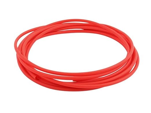 Kable Kontrol Heat Shrink Tubing - 3/32” Inch - 50' Ft Long, Red Polyolefin - 2:1 Industrial Shrink Tube & Cable Sleeve for Electrical Wire Insulation - Rated for 600 V