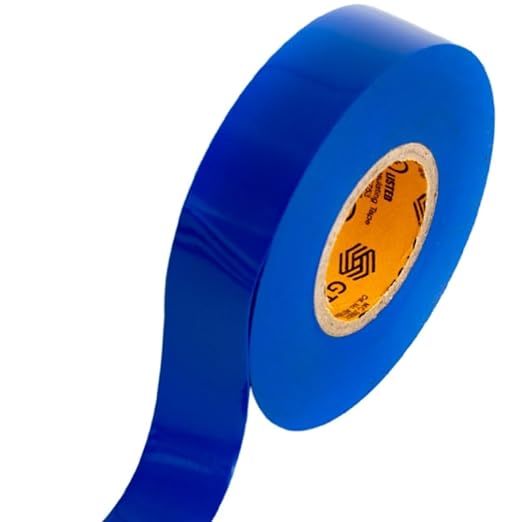 GTSE Blue Electrical Tape, 240 Rolls Bulk Box – Waterproof, Industrial Grade Vinyl, 3/4 in x 66ft– Strong Self-Adhesive PVC Electric Tape for Wire Insulation, 7 Mil, 600V – UL/CSA Listed