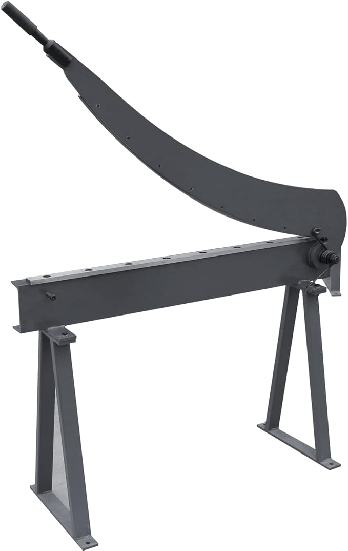 KAKA INDUSTRIAL Guillotine Metal Shear, 39-Inch Cutting Capacity, 16 Gauge HS-40 Sheet Metal Cutter with Stand for Industrial Fabrication