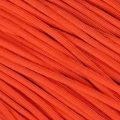 The Paracord Store | Type III 550 Paracord - 50 FT Hank, Neon Orange | Heavy Duty 7 Strand Tactical Paracord - USA Made Nylon Outdoor Parachute Cord for Camping, Fishing & More - Survival Cord